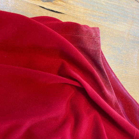 Laundry By Shelli Segal Sexy Red Dress Size 4 - Picture 6 of 7